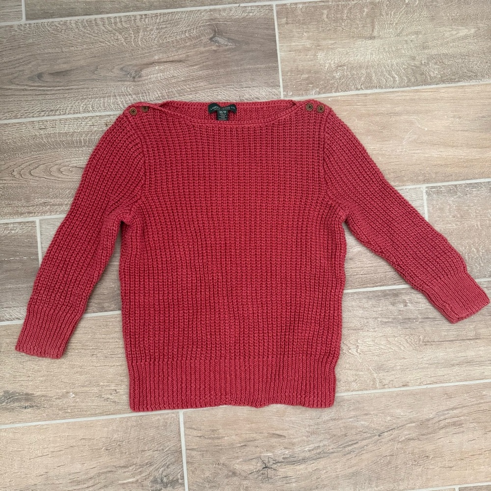 Ralph Lauren Pink Knit Sweater